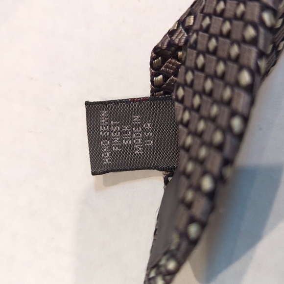 Robert Talbot Best in Class Parisian Hand Sewn Men's Silk Tie Gray/Black - Picture 4 of 6